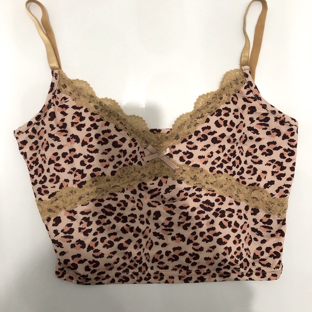 Adorable Y2K leopard print tank